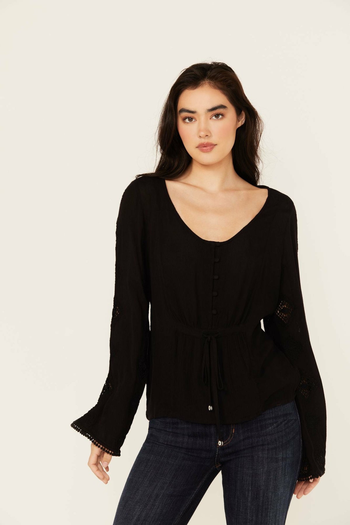 Idyllwind Women | Sharondale Embroidered Long Sleeve Button-Down Shirt