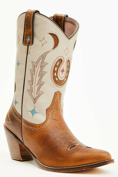 Idyllwind Women | Get Lucky Tan Western Boots - Round Toe