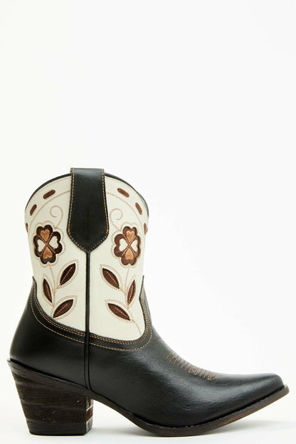 Idyllwind Women | Runaway Black Western Booties - Round Toe