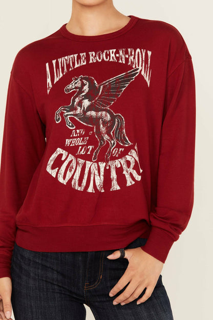 Idyllwind Women | Little Rock Lot of Country Pullover Sweatshirt