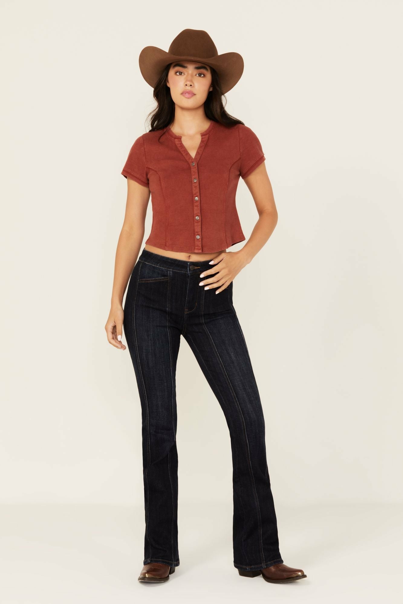 Idyllwind Women | Fontana Dark Wash Legend High Rise Bootcut Comfort Stretch Denim Jeans