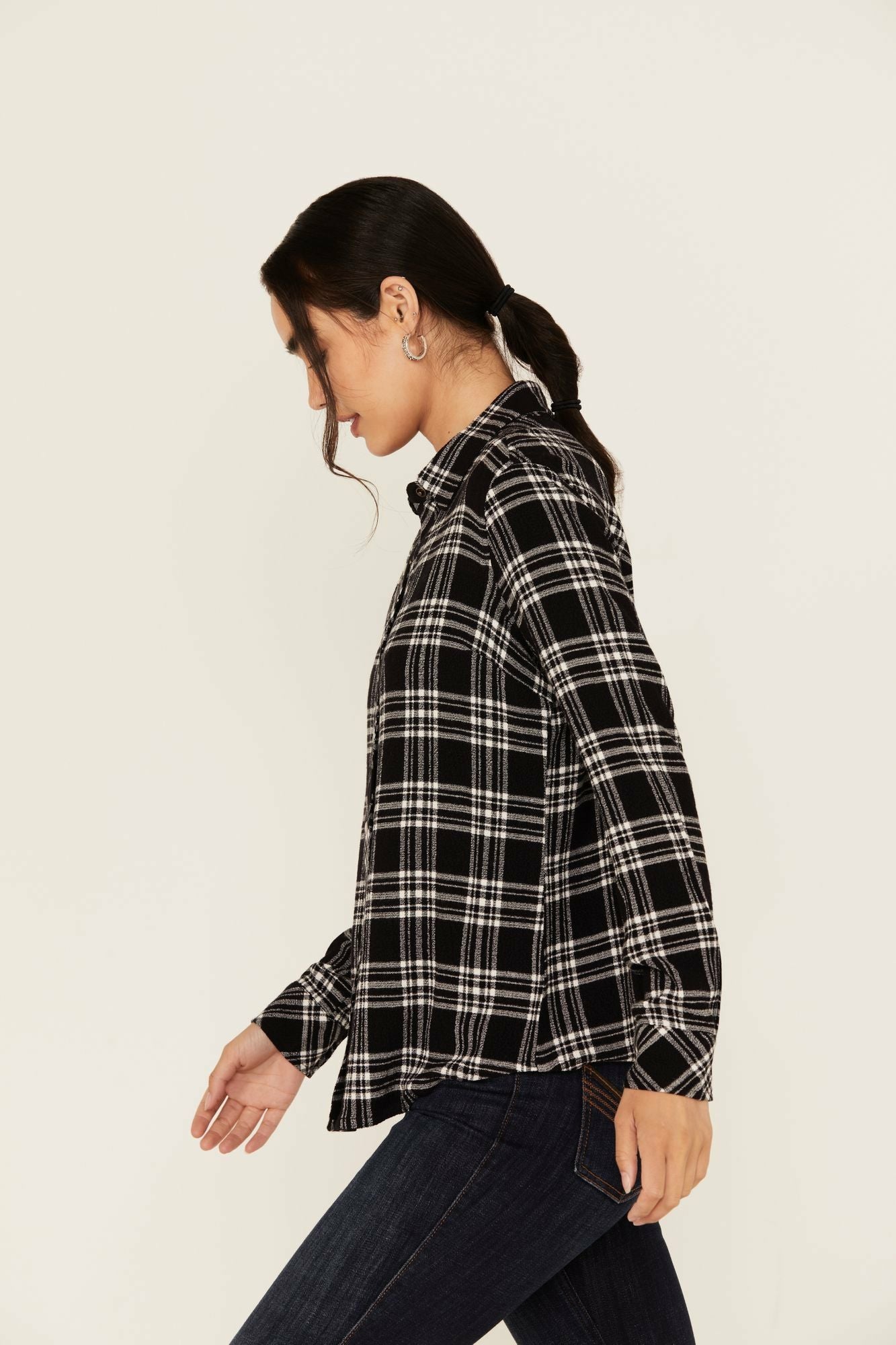 Idyllwind Women | Featherlight Plaid Print Long Sleeve Pearl Snap Western Shirt