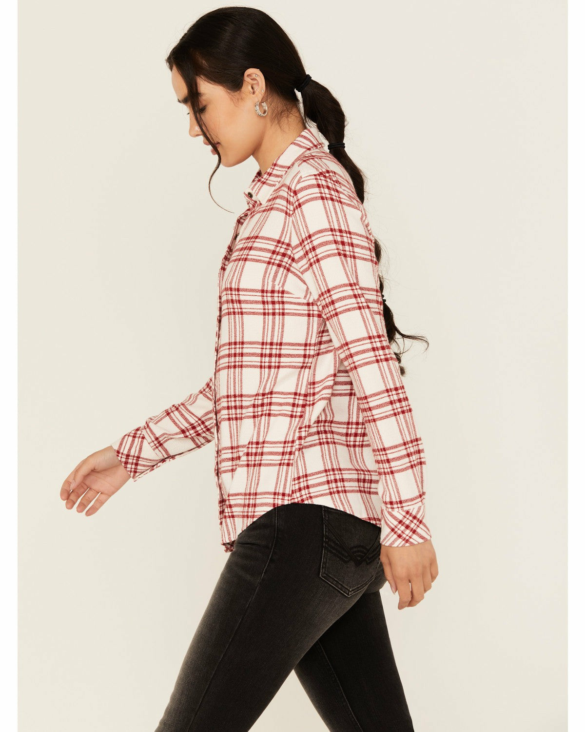 Idyllwind Women | Anna Featherlight Plaid Print Long Sleeve Pearl Snap Western Shirt