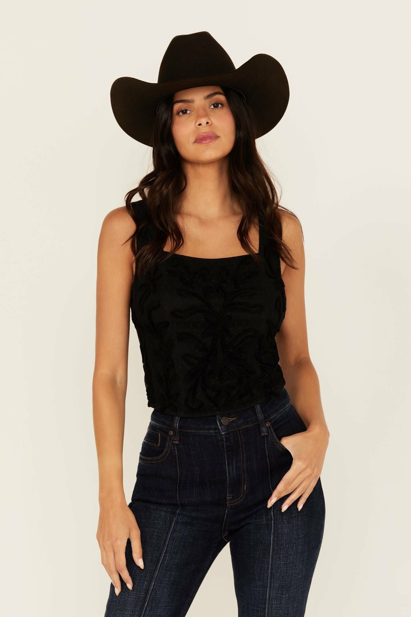 Idyllwind Women | Tigerbelle Soutache Lace Sleeveless Top