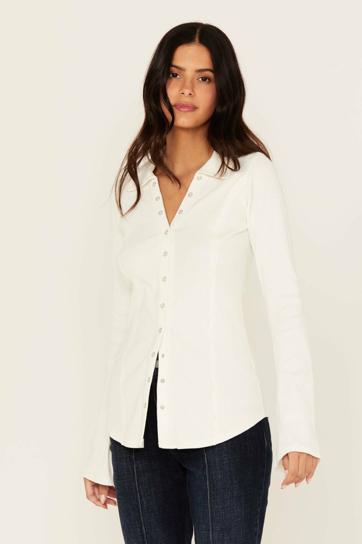 Idyllwind Women | Ravenwood Solid Long Sleeve Snap Shirt