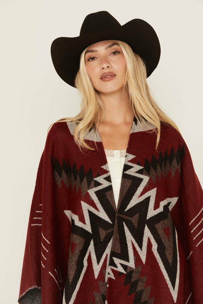 Idyllwind Women | McDowell Southwestern Print Reversible Fringe Shawl
