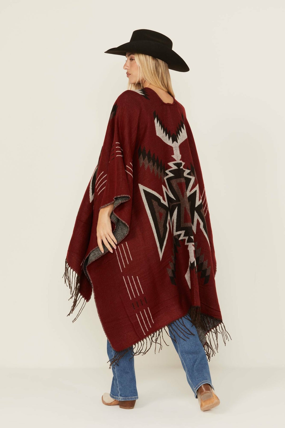 Idyllwind Women | McDowell Southwestern Print Reversible Fringe Shawl