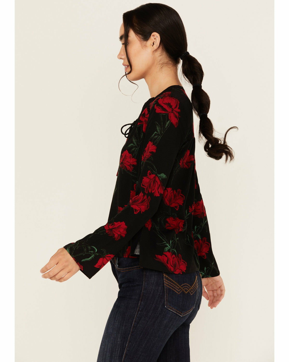 Idyllwind Women | Libbel Rose Print Long Sleeve Top
