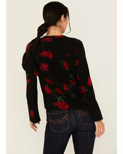 Idyllwind Women | Libbel Rose Print Long Sleeve Top