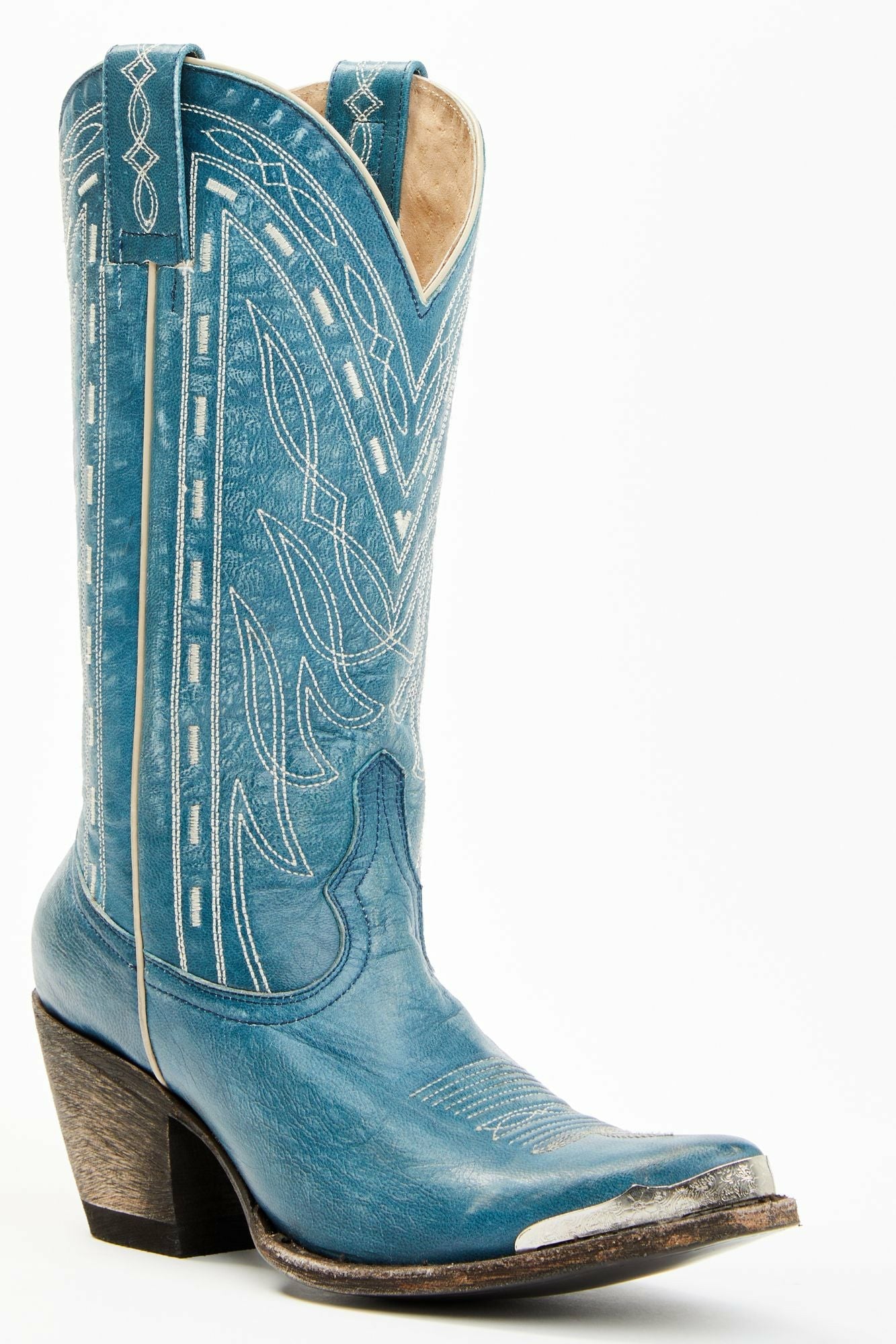 Idyllwind Women | Retro Rock Teal Western Boots - Round Toe