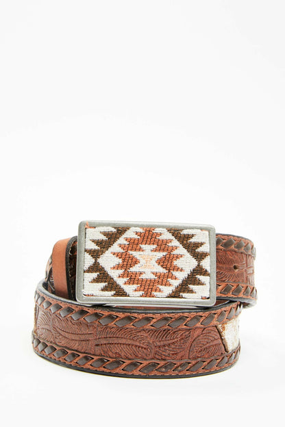 Idyllwind Women | Tooled Southwestern Square Buckle Belt