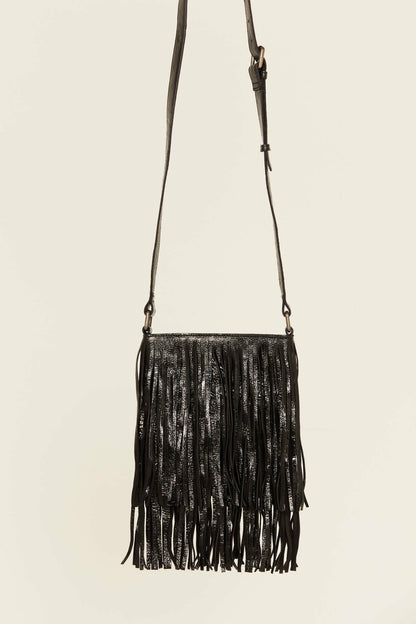 Idyllwind Women | Camarillo Metallic Fringe Suede Crossbody Bag