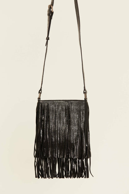 Idyllwind Women | Camarillo Metallic Fringe Suede Crossbody Bag