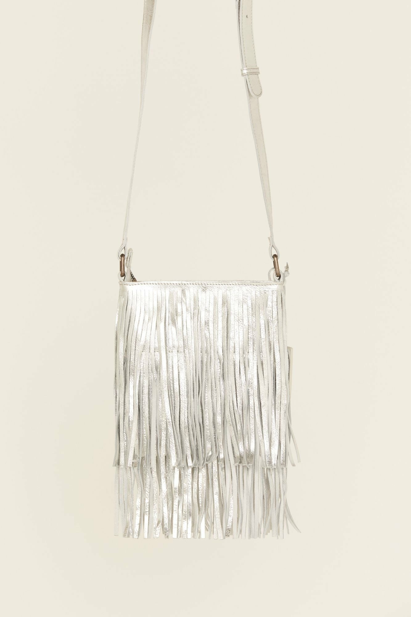 Idyllwind Women | Camarillo Metallic Fringe Suede Crossbody Bag