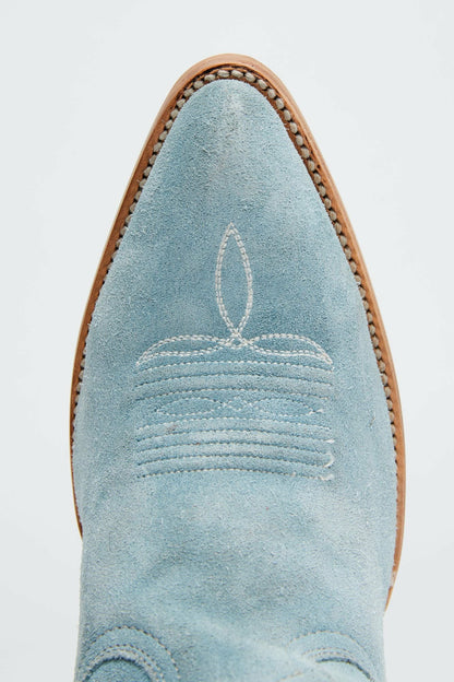 Idyllwind Women | Charmed Life Blue Suede Western Boots - Round Toe