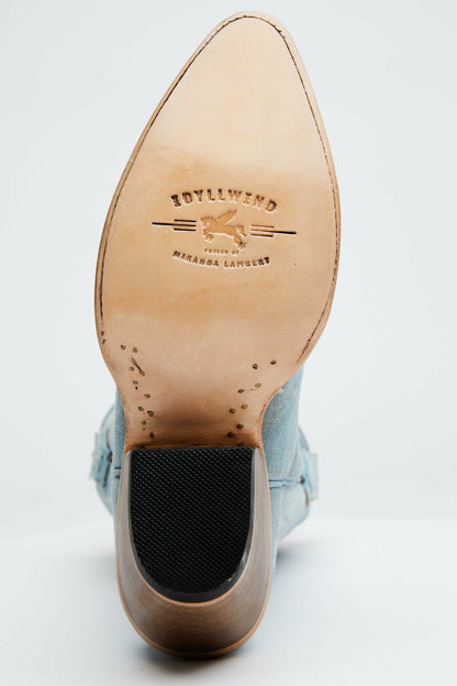 Idyllwind Women | Charmed Life Blue Suede Western Boots - Round Toe