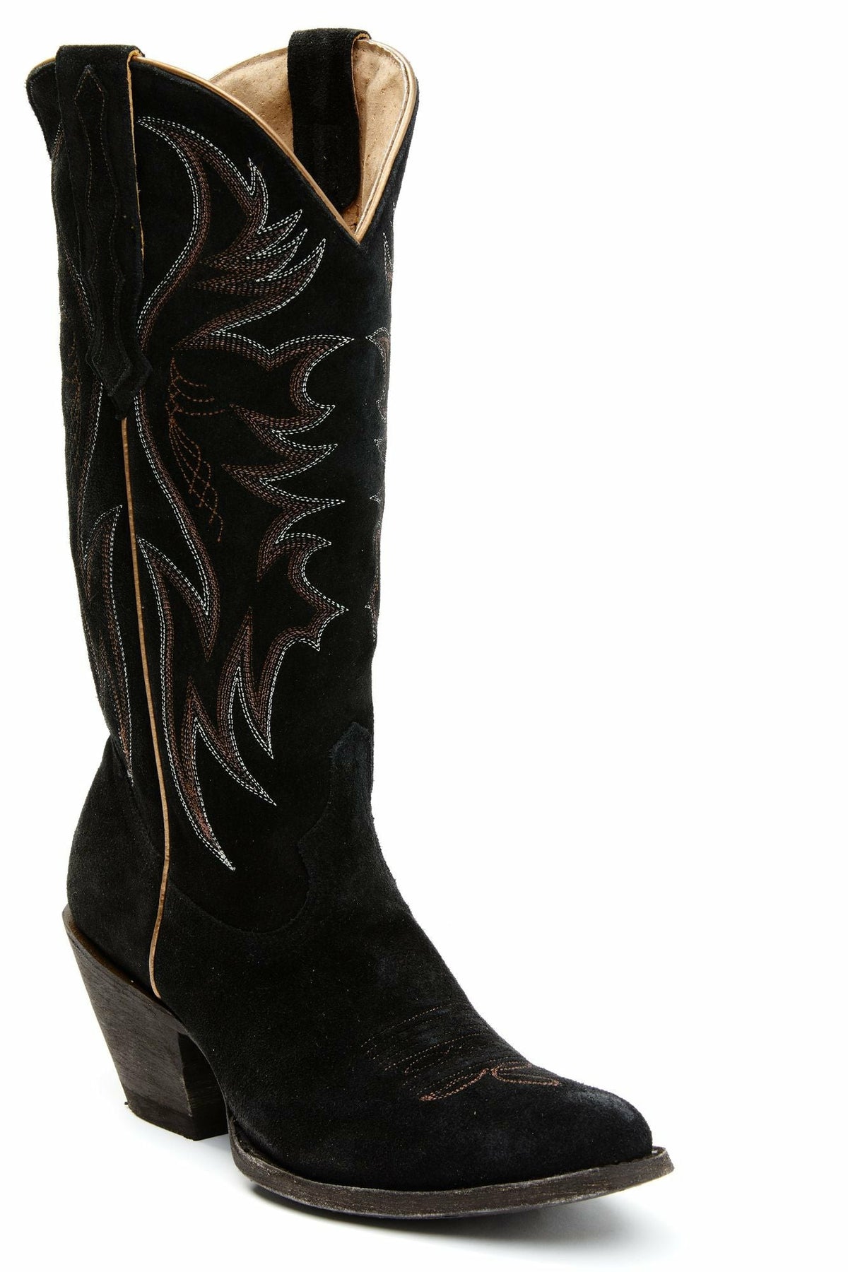 Idyllwind Women | Charmed Life Black Suede Western Boots - Round Toe