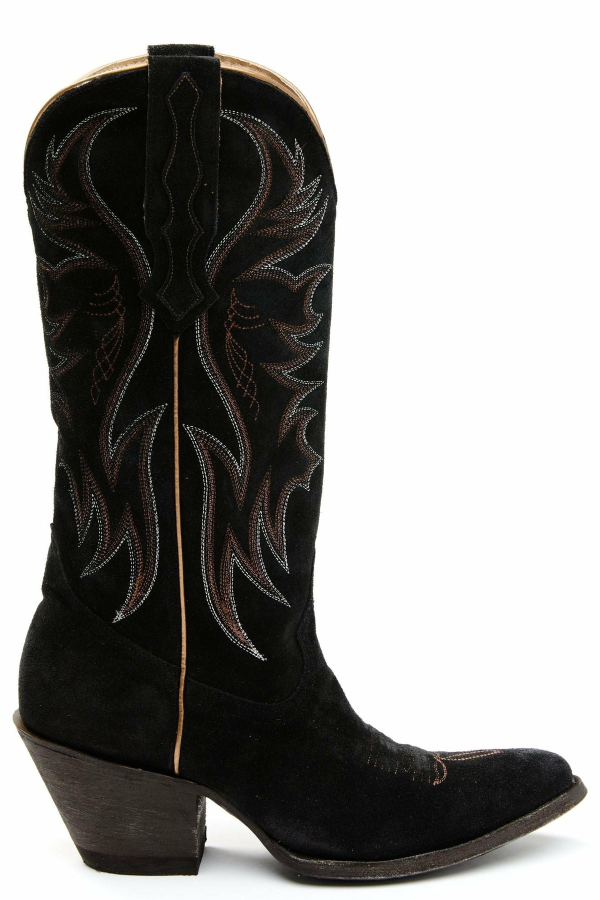 Idyllwind Women | Charmed Life Black Suede Western Boots - Round Toe