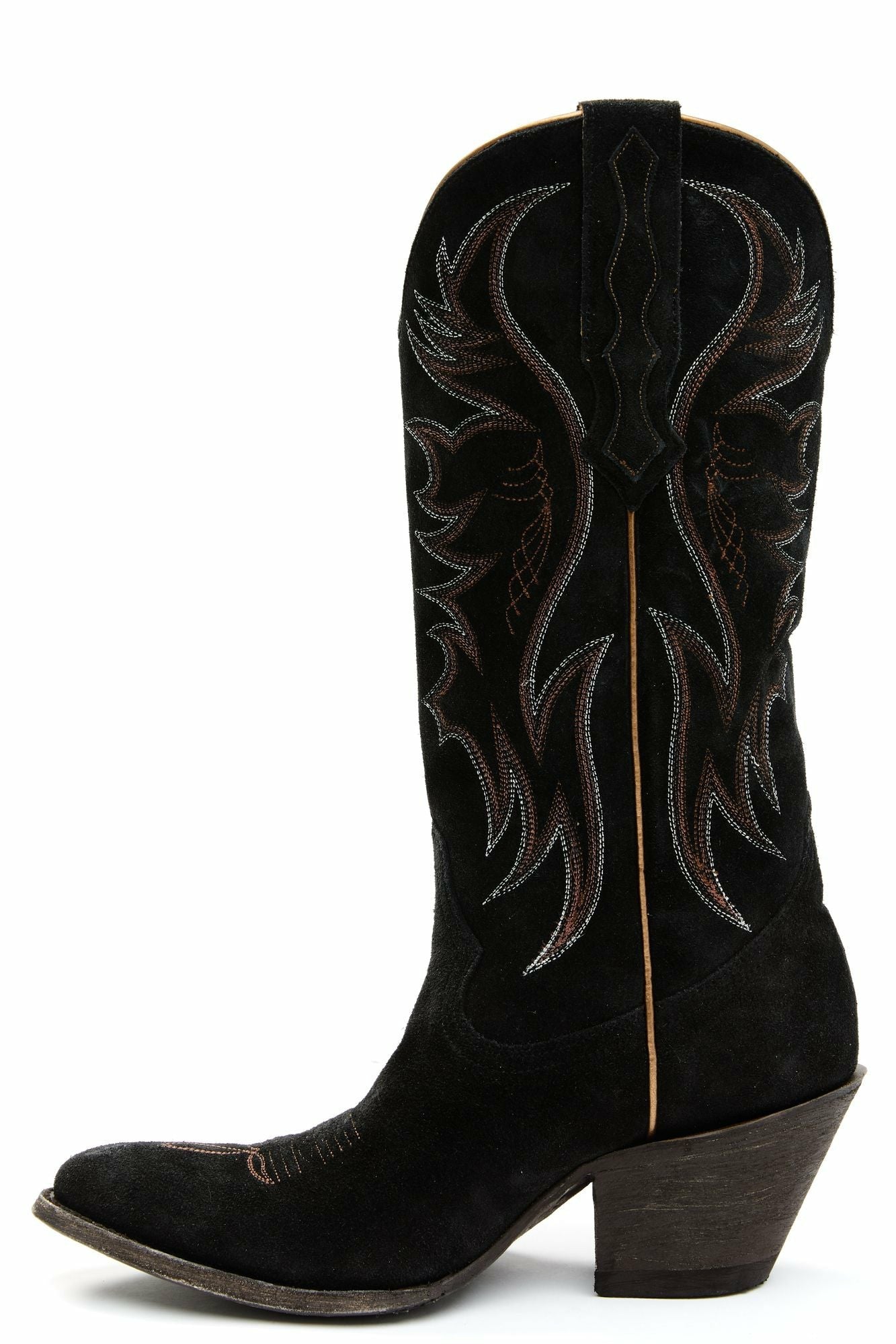 Idyllwind Women | Charmed Life Black Suede Western Boots - Round Toe