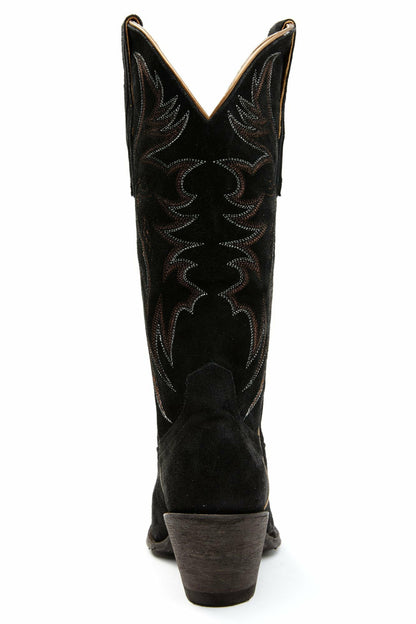 Idyllwind Women | Charmed Life Black Suede Western Boots - Round Toe