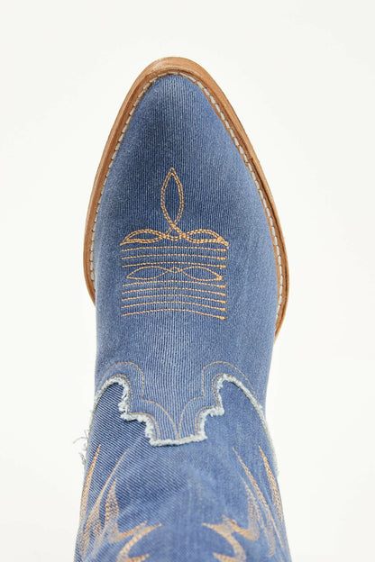 Idyllwind Women | Charmed Life Denim Western Boots - Round Toe