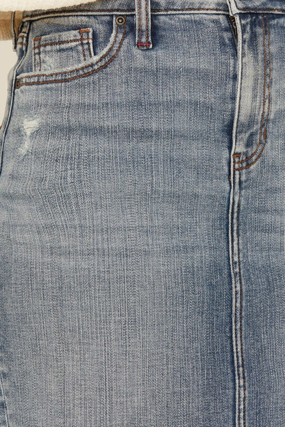 Idyllwind Women | Ivywood Medium Wash Super Stretch Denim Mini Skirt