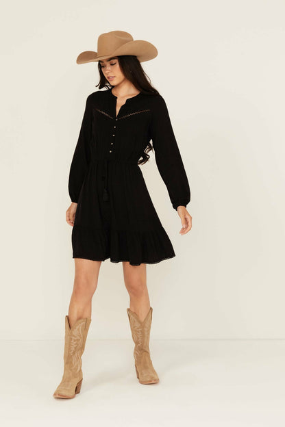 Idyllwind Women | Fitzpatrick Solid Long Sleeve Mini Dress