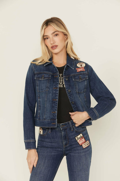 Idyllwind Women | Ellwood Patch Denim Trucker Jacket