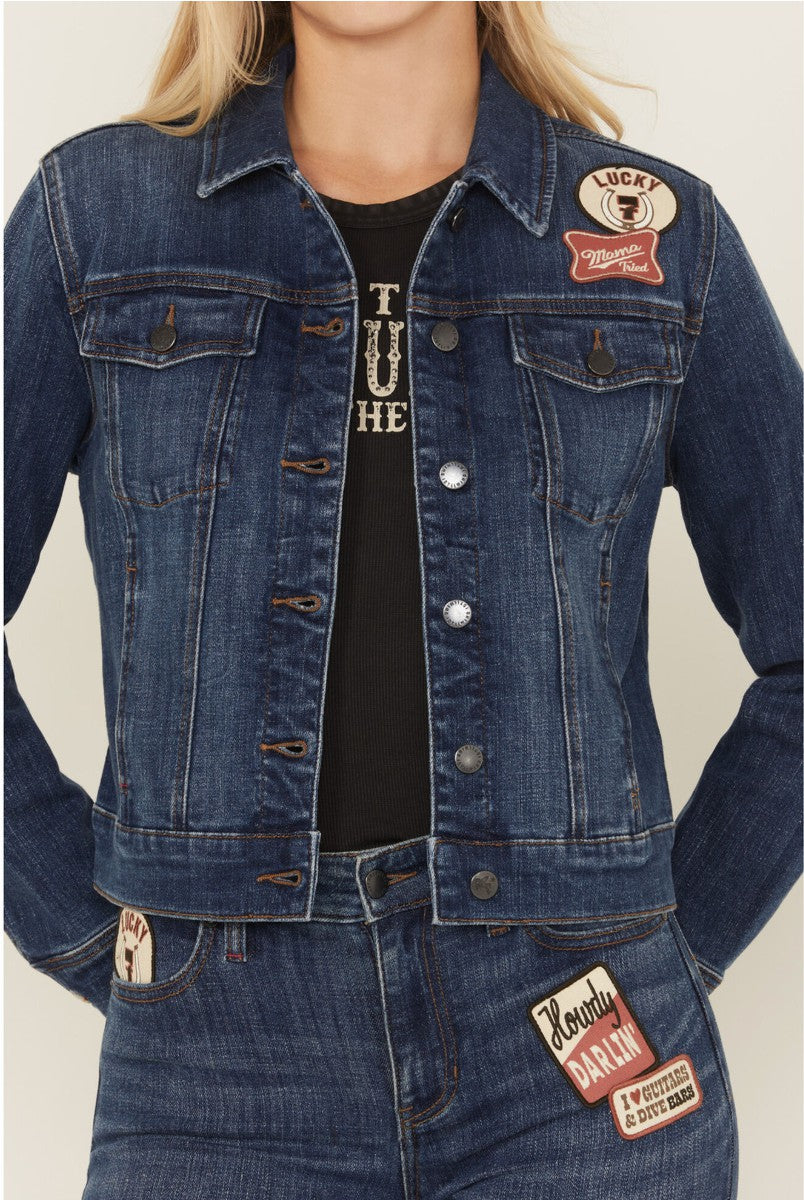 Idyllwind Women | Ellwood Patch Denim Trucker Jacket