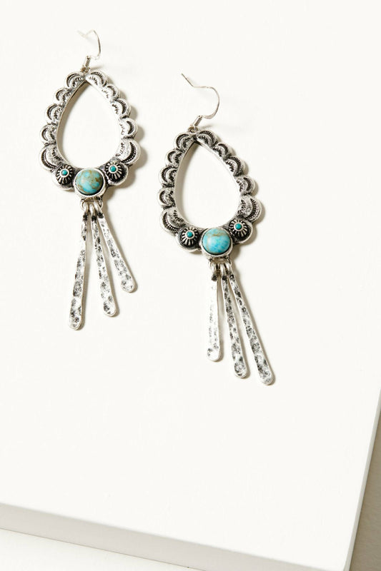 Idyllwind Women | Bellafonte Teardrop Scalloped Earrings