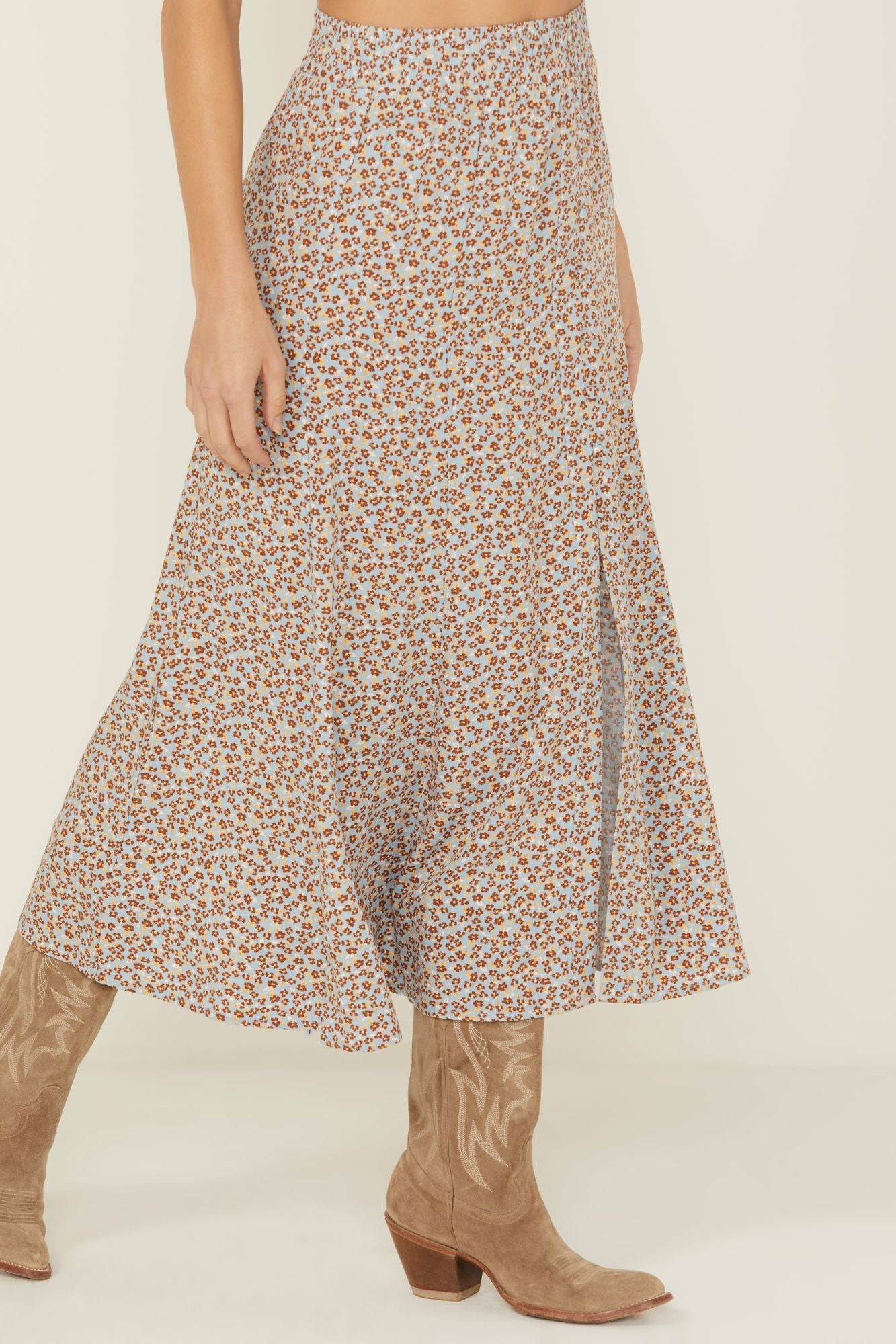 Idyllwind Women | Richardson Floral Print Button Front Midi Skirt
