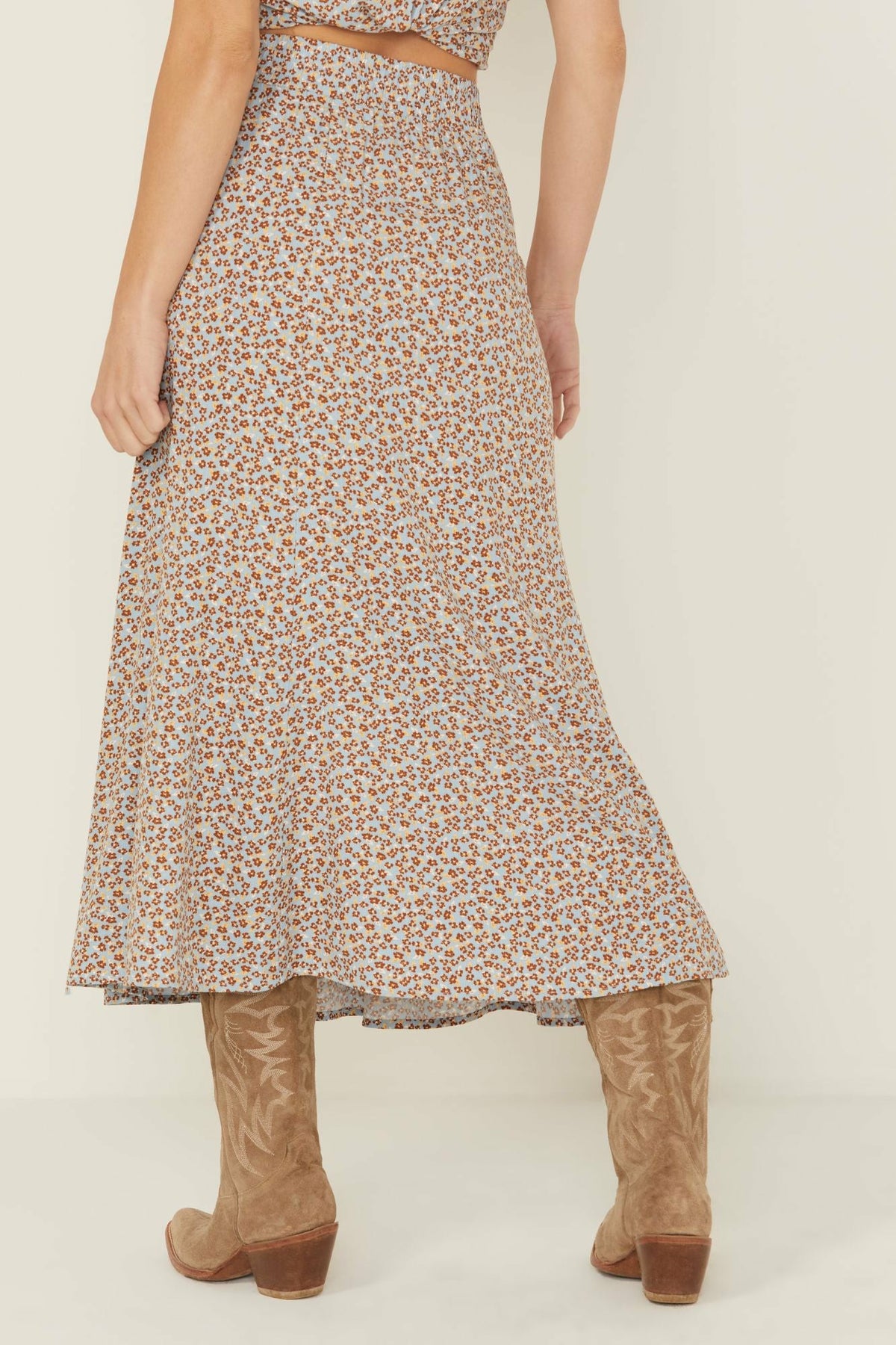 Idyllwind Women | Richardson Floral Print Button Front Midi Skirt