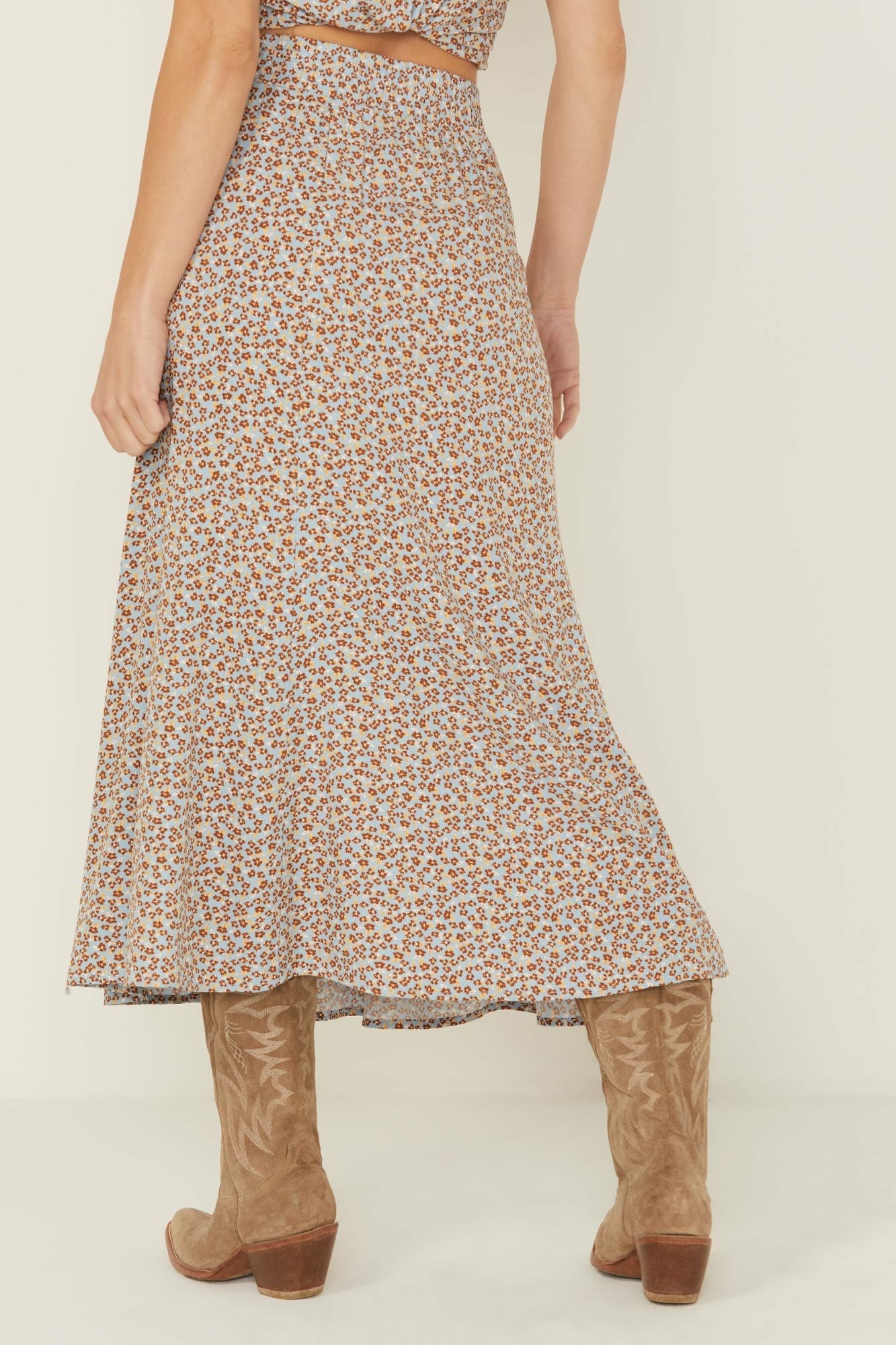 Idyllwind Women | Richardson Floral Print Button Front Midi Skirt