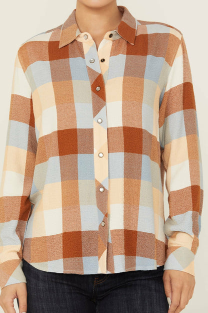 Idyllwind Women | Coppell Plaid Print Long Sleeve Snap Western Shirt