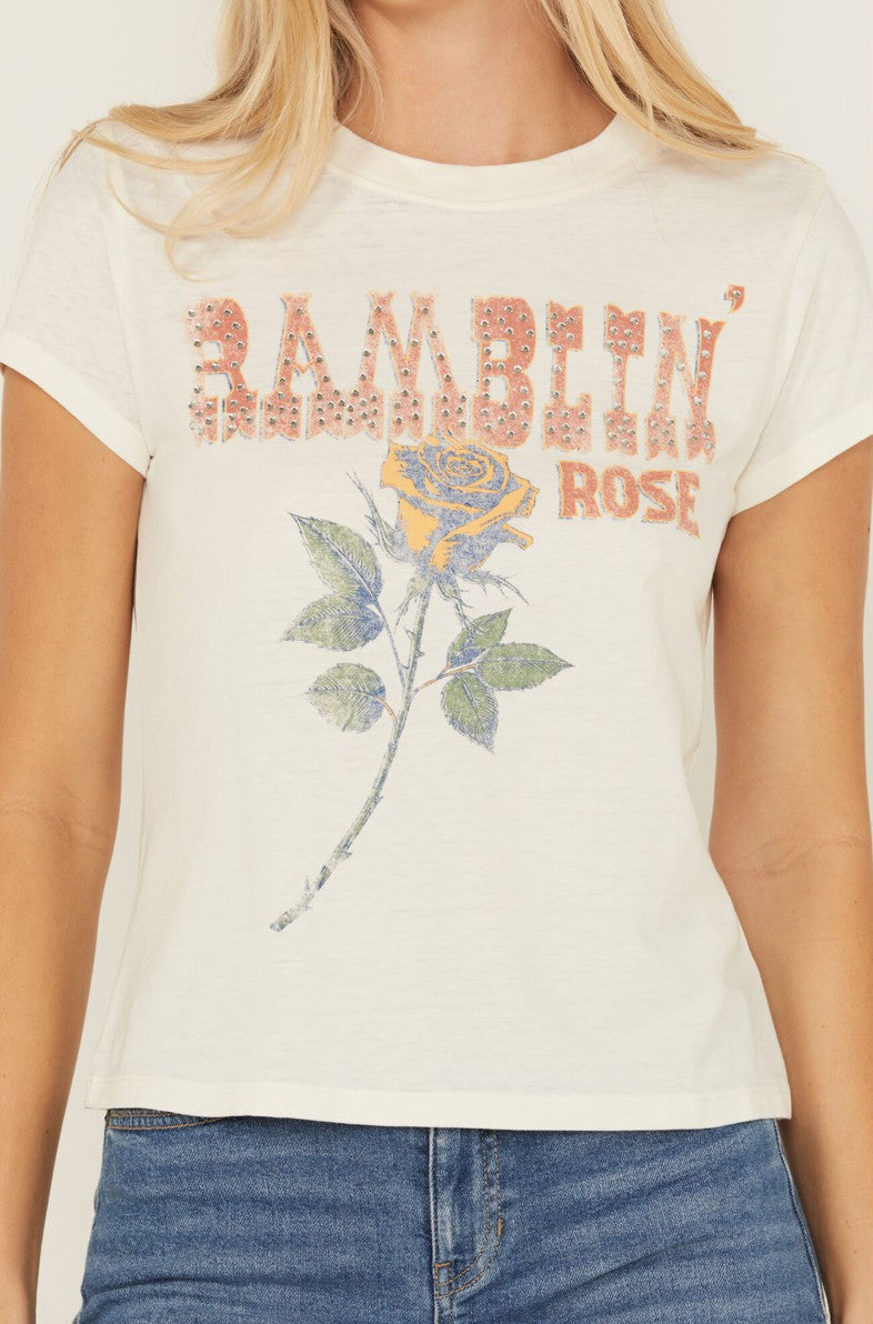 Idyllwind Women | Ramblin' Rose Trusty Embellished Short Sleeve Graphic Tee
