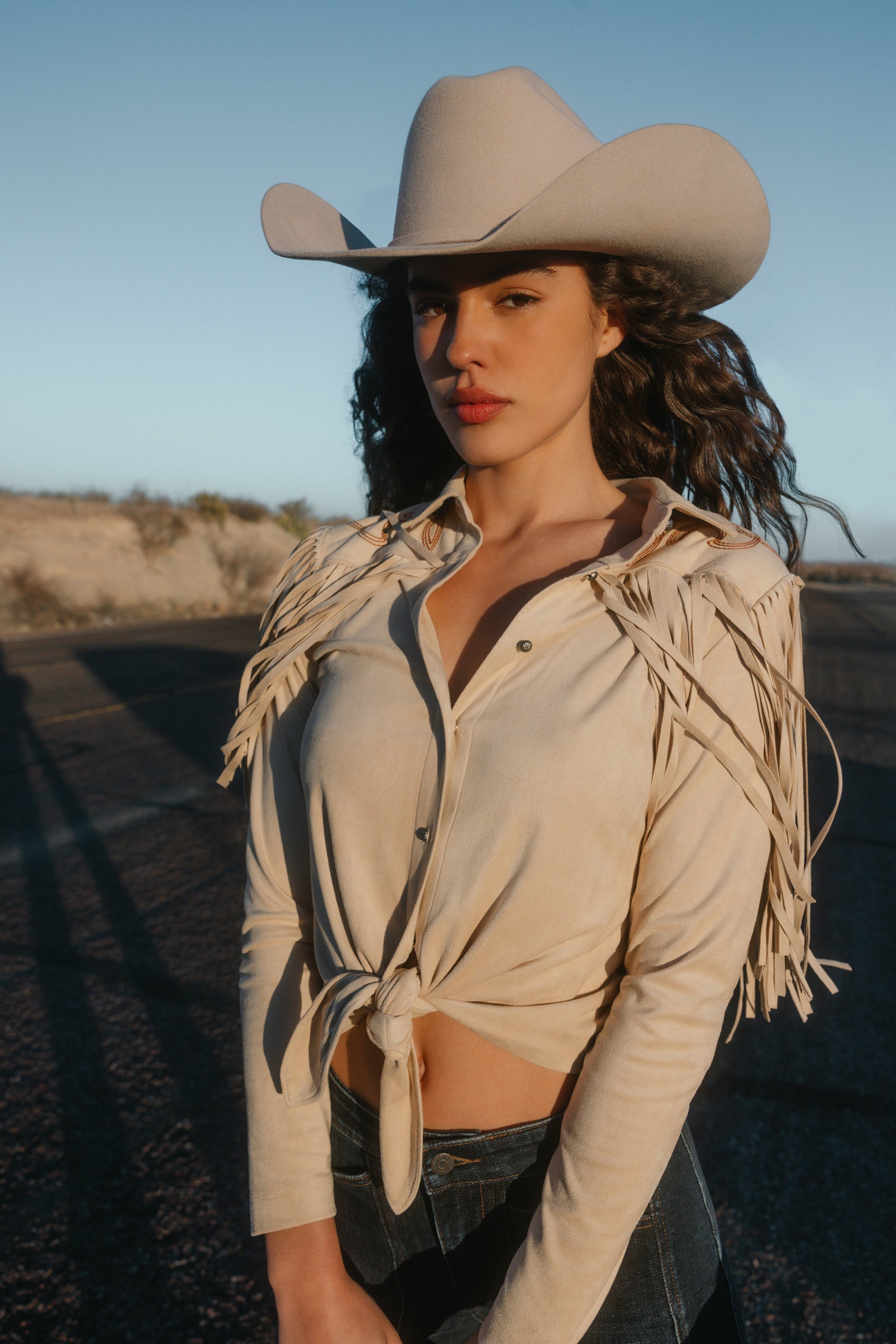 Idyllwind Women | Fringe Embroidered Long Sleeve Button-Down Western Shirt