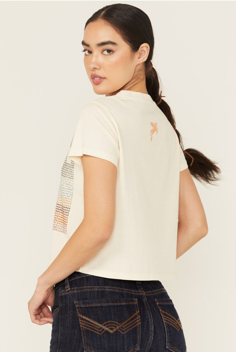 Idyllwind Women | Y'all Embellished Short Sleeve Cropped Graphic Tee
