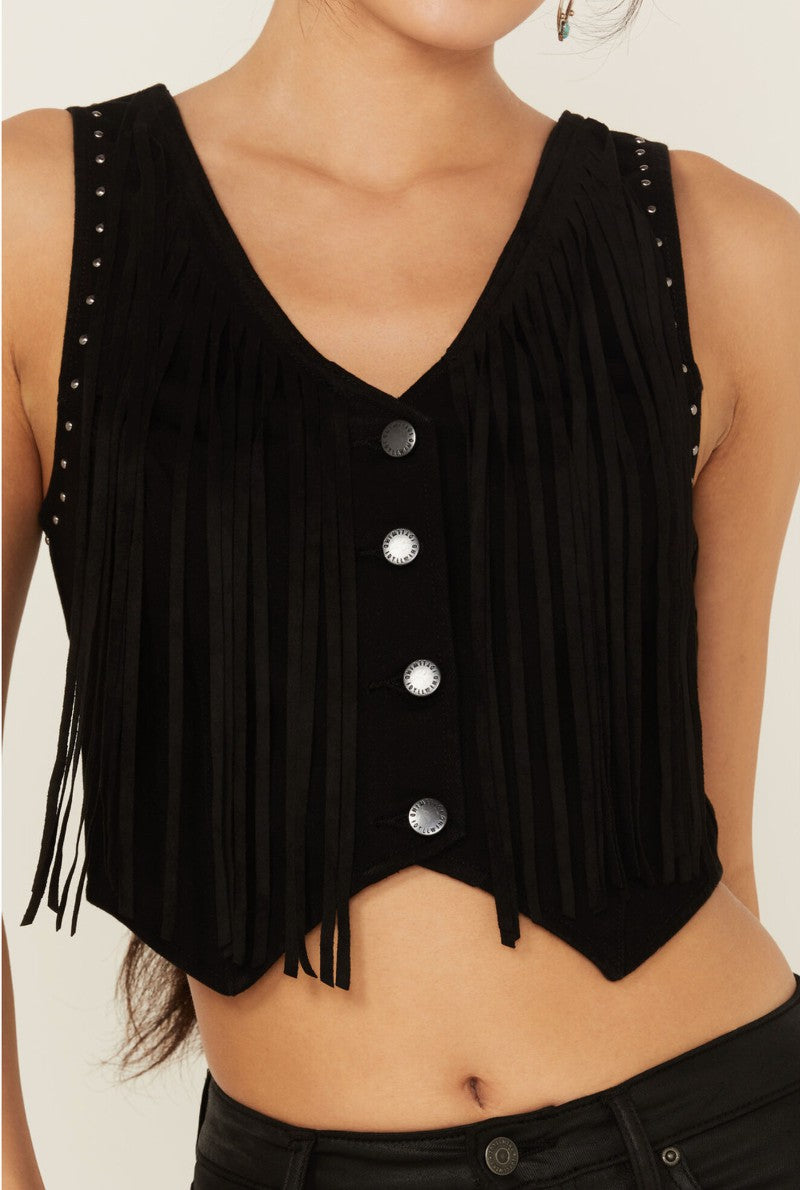 Idyllwind Women | Fringe Denim Bustier