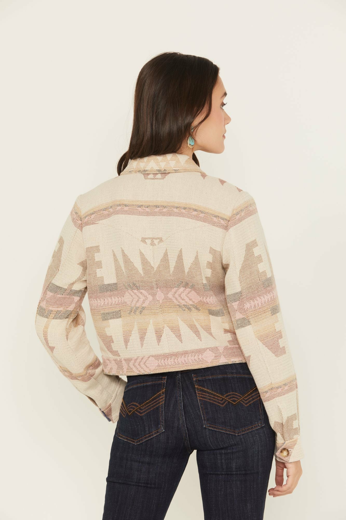 Idyllwind Women | Mercer Southwestern Print Cropped Shacket
