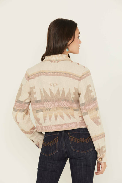 Idyllwind Women | Mercer Southwestern Print Cropped Shacket