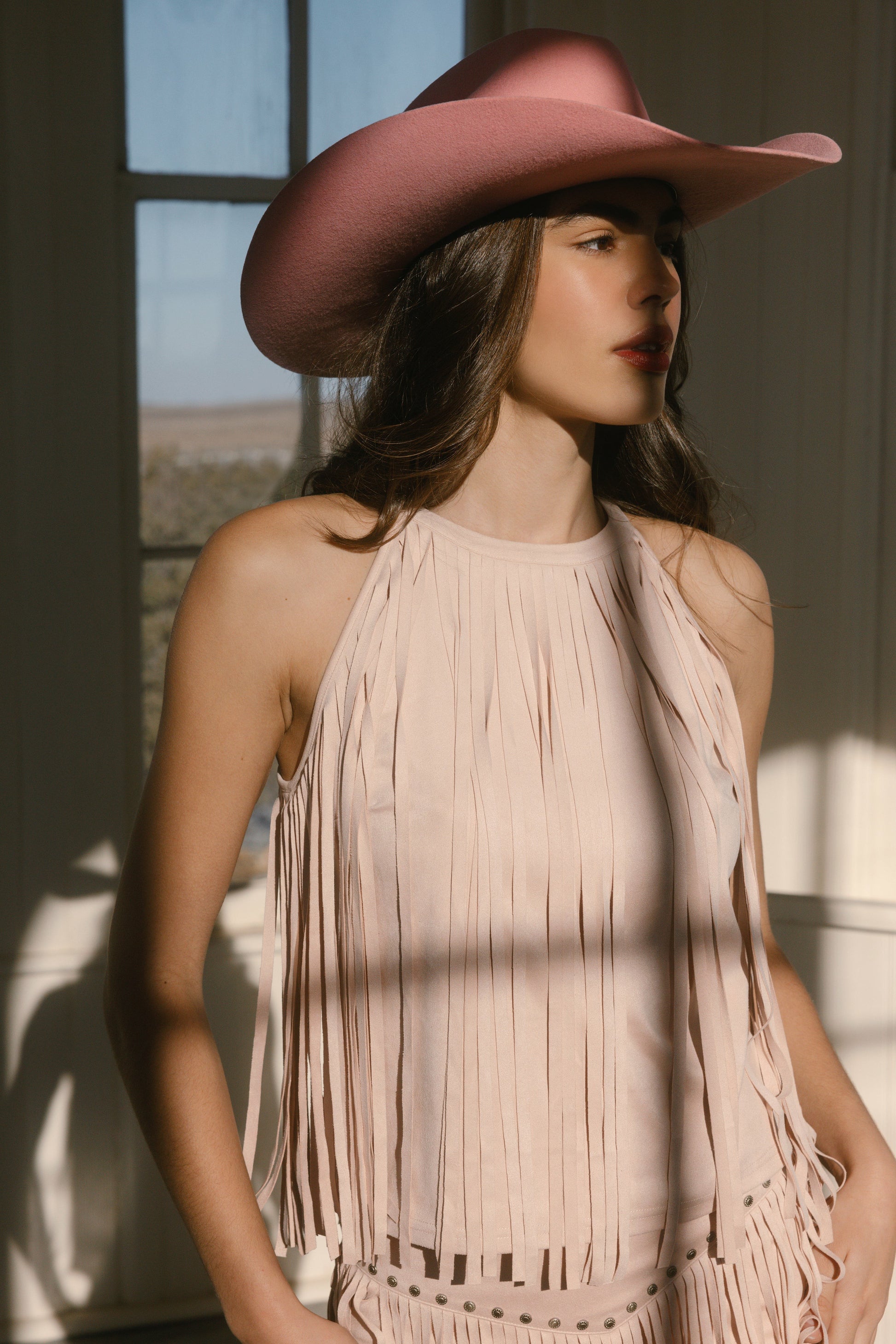 Idyllwind Women | Madie Faux Suede Fringe Tank