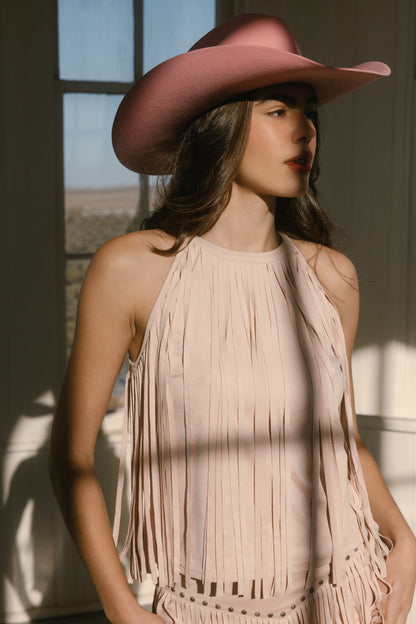 Idyllwind Women | Madie Faux Suede Fringe Tank