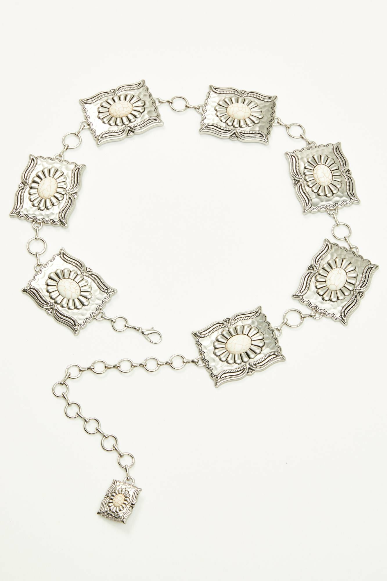 Idyllwind Women | Pennywell White Stone Chain Belt