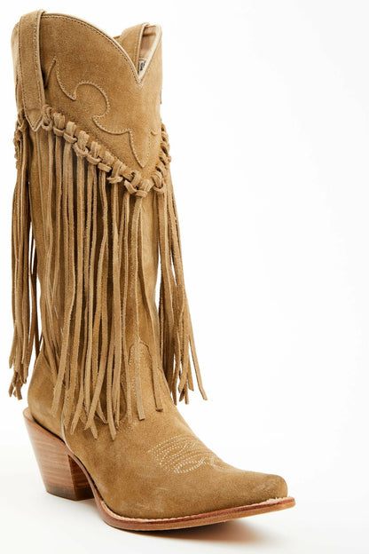 Idyllwind Women | Sterling Fringe Tall Western Boots - Snip Toe