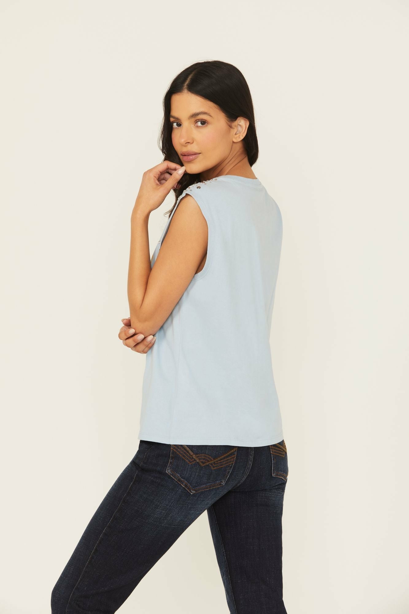 Idyllwind Women | Wild Fire Embellished Sleeveless Graphic Tank