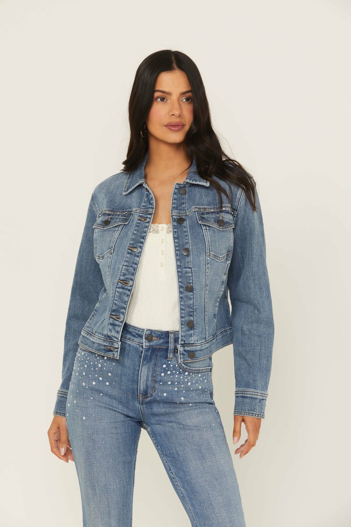 Idyllwind Women | Wildcard Denim Trucker Jacket