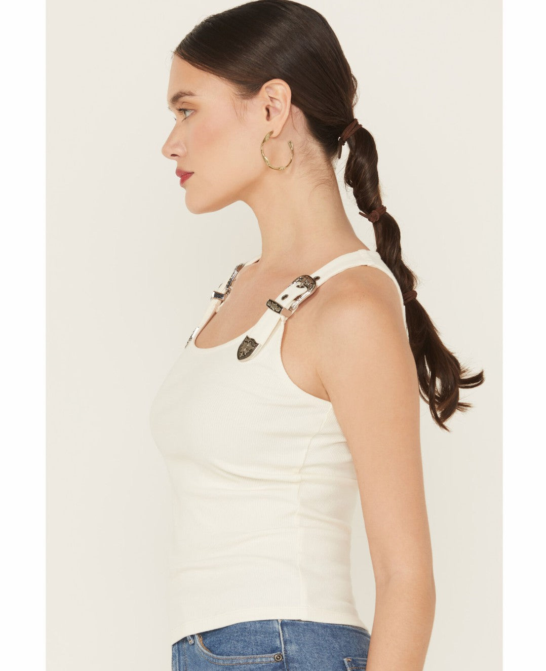 Idyllwind Women | Wylie Rib Knit Buckle Tank
