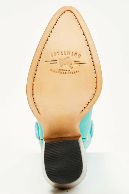 Idyllwind Women | Charmed Life Turquoise Leather Western Boots - Round Toe