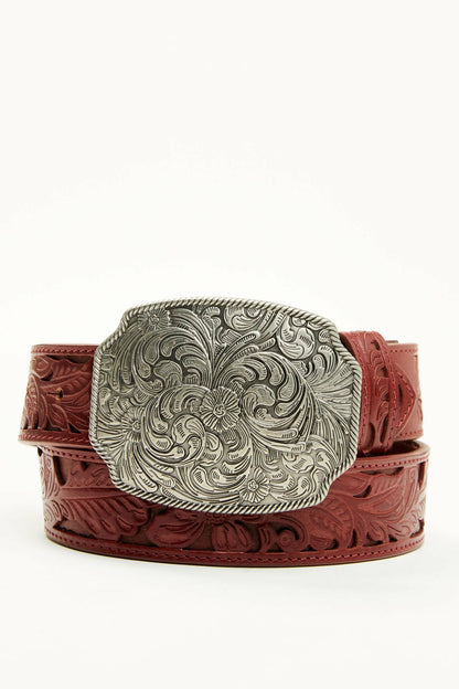 Idyllwind Women | Westerly Drive Red Tooled Belt