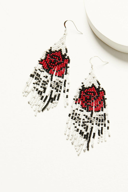 Idyllwind Women | Carla Rose Beaded Fringe Earrings